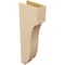 Ekena Millwork 6"W x 12"D x 36"H Thin Van Buren Rough Cedar Woodgrain TimberThane Corbel, Primed Tan CORUR06X12X36VANRCPR - alternate 3
